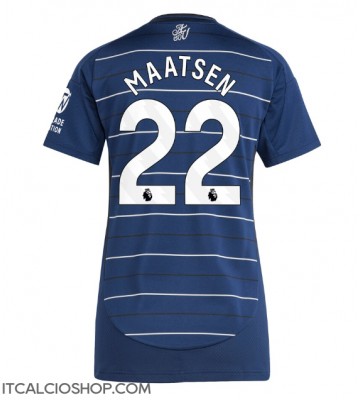 Aston Villa Ian Maatsen #22 Terza Maglia Femmina 2024-25 Manica Corta